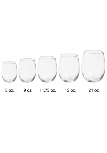 Personalized 9 Oz Arc Stemless Wine Glasses C8832 Discountmugs
